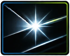 Bright light reflection showing deep gloss on coated paint
